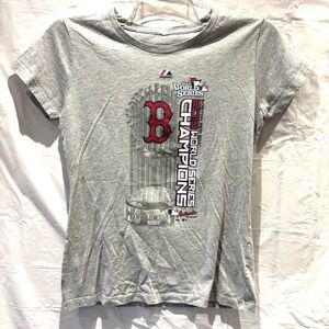 NWOT Boston Red Sox Gray 2013 World Series Tee. SZ M